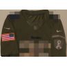 Cheap Calvin Johnson Lions Jersey From China #81 Olive Salute To Service