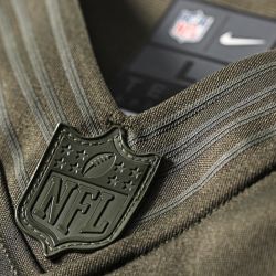 Cheap Calvin Johnson Lions Jersey From China #81 Olive Salute To Service