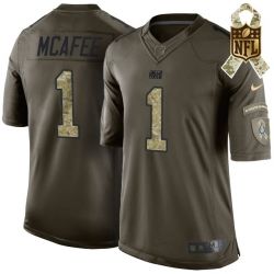 Cheap Pat Mcafee Colts Jersey From China #1 Olive Salute To Service
