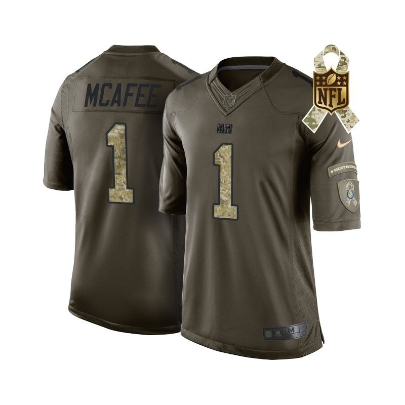 Cheap Pat Mcafee Colts Jersey From China #1 Olive Salute To Service Cheap Pat Mcafee Colts Jersey From China #1 Olive Salute To Service