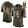 Cheap Jarvis Landry Dolphins Jersey From China #14 Olive Salute To Service
