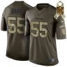Cheap Anthony Barr Vikings Jersey From China #55 Olive Salute To Service