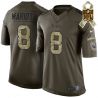 Cheap Tennessee Marcus Mariota Titans Jersey From China #8 Olive Salute To Service