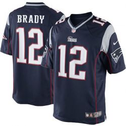 Cheap Tom Brady Patriots Youth Jersey #12 Blue From China