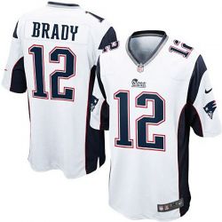 Cheap Tom Brady Patriots Youth Jersey #12 White From China