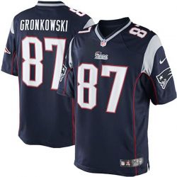 Cheap Rob Gronkowski Patriots Youth Jersey #87 Blue From China