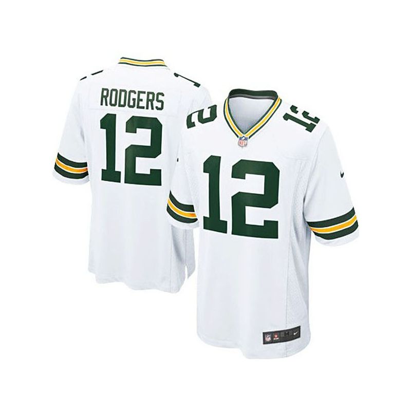 Cheap Aaron Rodgers Packers Youth Jersey #12 White From China