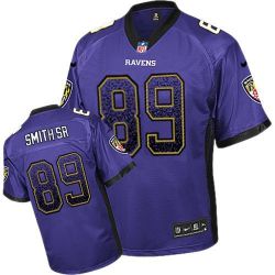 Cheap Steve Smith SR Ravens Youth Jersey From China #89 Purple Drift Fashion I