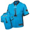 Cheap Cam Newton Panthers Youth Jersey From China #1 Blue Drift Fashion I
