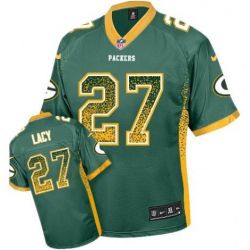 Cheap Eddie Lacy Packers Youth Jersey From China #27 Green Drift Fashion I