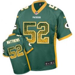 Cheap Clay Matthews Packers Youth Jersey From China #52 Green Drift Fashion I