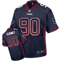 Cheap Jadeveon Clowney Texans Youth Jersey From China #90 Blue Drift Fashion I