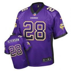 Cheap Adrian Peterson Vikings Youth Jersey From China #28 Purple Drift Fashion I