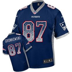 Cheap Rob Gronkowski Patriots Youth Jersey From China #87 Blue Drift Fashion I