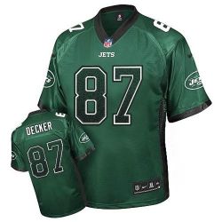 Cheap Eric Decker Jets Youth Jersey From China #87 Green Drift Fashion I