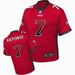 Cheap Colin Kaepernick 49ers Youth Jersey From China #7 Red Drift Fashion I