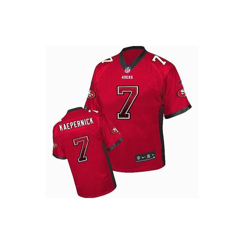 Cheap Colin Kaepernick 49ers Youth Jersey From China #7 Red Drift Fashion I