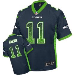 Cheap Percy Harvin Seahawks Youth Jersey From China #11 Blue Drift Fashion I