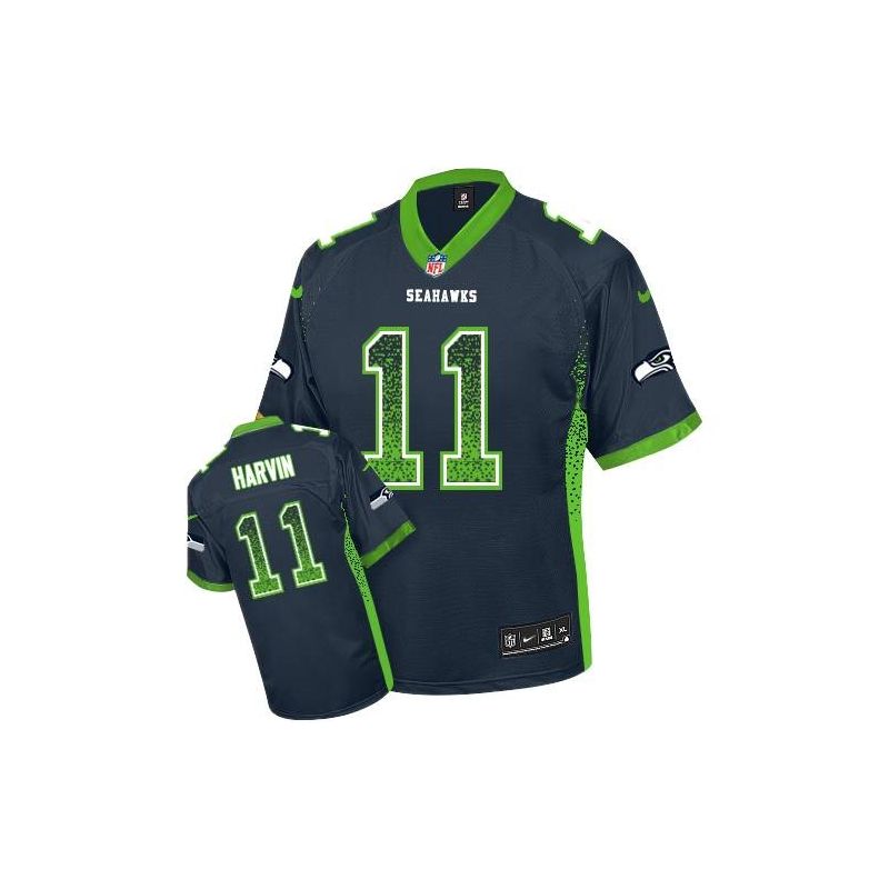 Cheap Percy Harvin Seahawks Youth Jersey From China #11 Blue Drift Fashion I