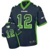 Cheap 12th Fan Seahawks Youth Jersey From China #12 Blue Drift Fashion I