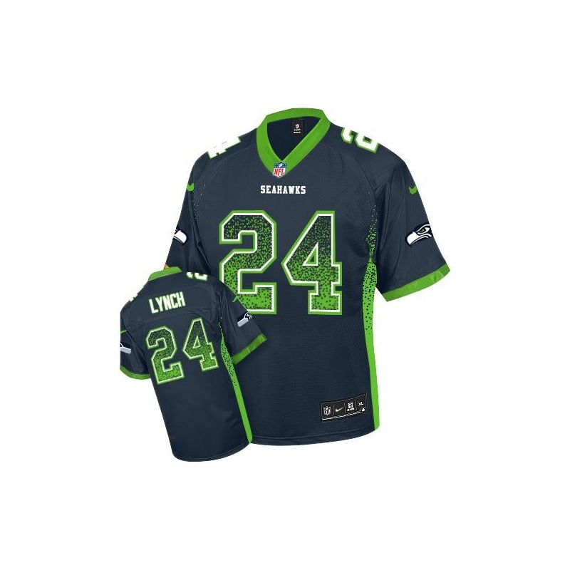 Cheap Marshawn Lynch Seahawks Youth Jersey From China #24 Blue Drift Fashion I