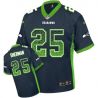 Cheap Richard Sherman Seahawks Youth Jersey From China #25 Blue Drift Fashion I