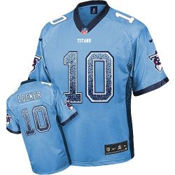 Cheap Jake Locker Titans Youth Jersey From China #10 Light Blue Drift Fashion I