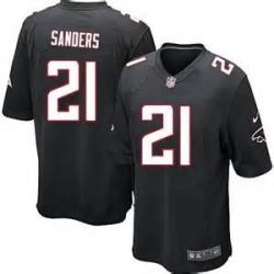 Cheap Deion Sanders Falcons Youth Jersey From China #21 Black Game
