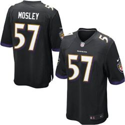 Cheap CJ Mosley Ravens Youth Jersey From China #57 Black Game