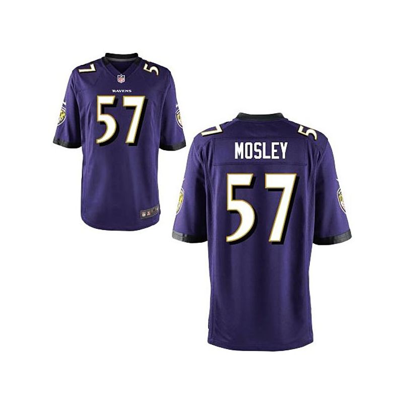 Cheap CJ Mosley Ravens Youth Jersey From China #57 Purple Game