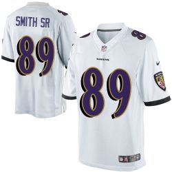 Cheap Steve Smith SR Ravens Youth Jersey From China #89 White Game