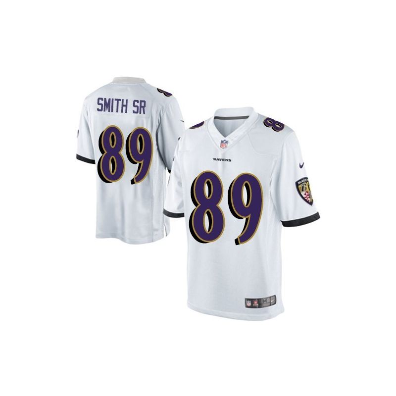 Cheap Steve Smith SR Ravens Youth Jersey From China #89 White Game