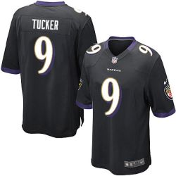 Cheap Justin Tucker Ravens Youth Jersey From China #9 Black Game