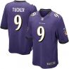 Cheap Justin Tucker Ravens Youth Jersey From China #9 Purple Game
