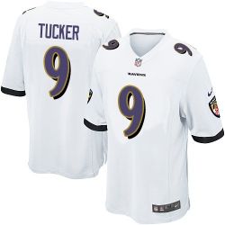 Cheap Justin Tucker Ravens Youth Jersey From China #9 White Game