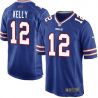 Cheap Jim Kelly Bills Youth Jersey From China #12 Blue Game