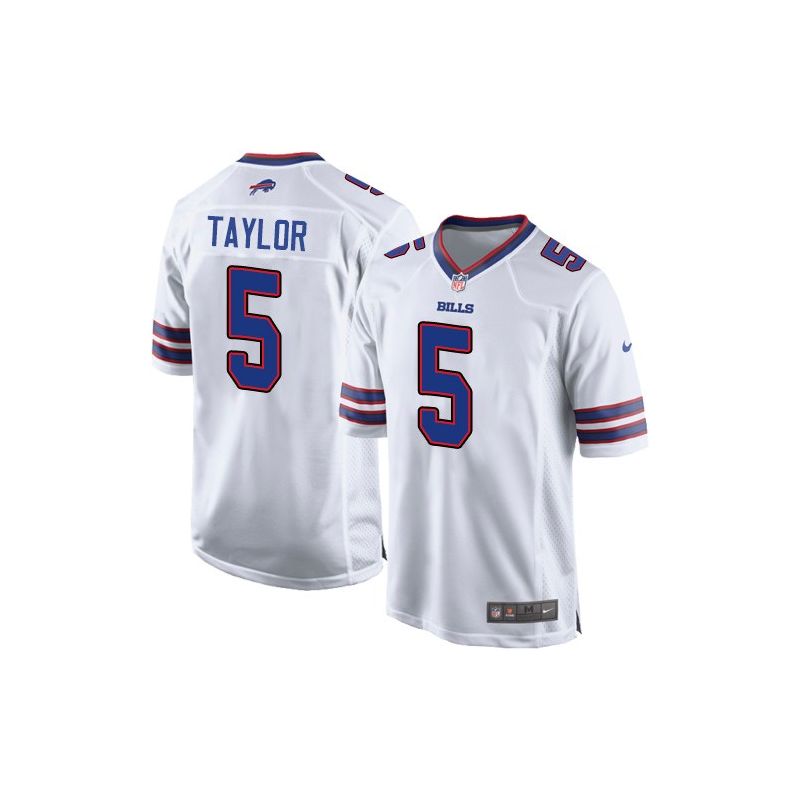 Cheap Tyrod Taylor Bills Youth Jersey From China #5 White Game Cheap Tyrod Taylor Bills Youth Jersey From China #5 White Game