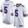 Cheap Tyrod Taylor Bills Youth Jersey From China #5 White Game