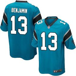 Cheap Kelvin Benjamin Panthers Youth Jersey From China #13 Blue Game