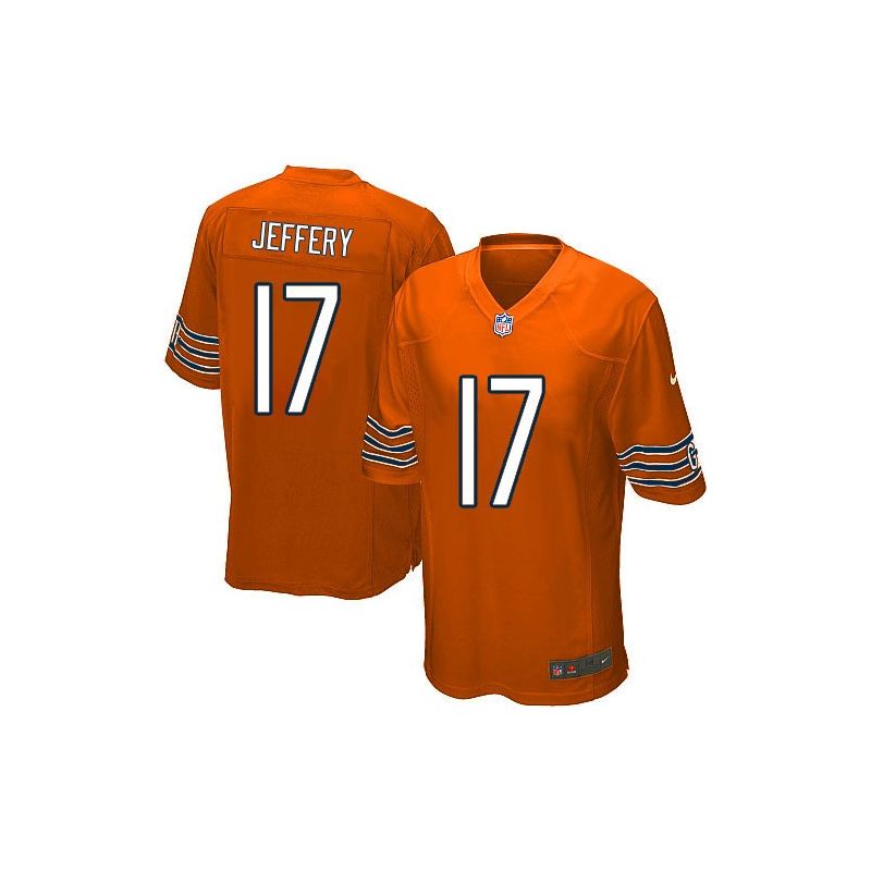 Cheap Alshon Jeffery Bears Youth Jersey From China #17 Orange Game