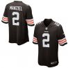 Cheap Johnny Manziel Browns Youth Jersey From China #2 Brown Game