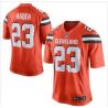 Cheap Joe Haden Browns Youth Jersey From China #23 Orange 2015 new Game