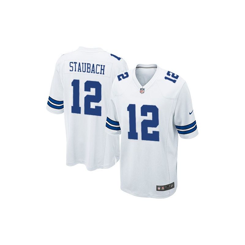 Cheap Roger Staubach Cowboys Youth Jersey From China #12 White Game