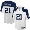 Cheap Deion Sanders Cowboys Youth Jersey From China #21 White Thanksgiving Game