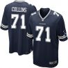 Cheap Lael Collins Cowboys Youth Jersey From China #71 Blue Game