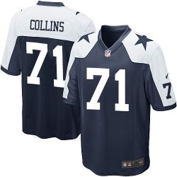 Cheap Lael Collins Cowboys Youth Jersey From China #71 Blue Thanksgiving Game