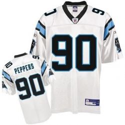 Cheap Julius Peppers Panthers Jersey #90 White From China