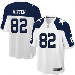 Cheap Jason Witten Cowboys Youth Jersey From China #82 White Thanksgiving Game