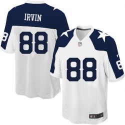 Cheap Michael Irvin Cowboys Youth Jersey From China #88 White Thanksgiving Game