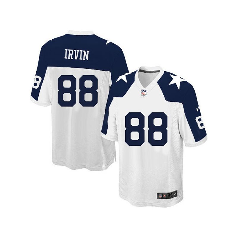 Cheap Michael Irvin Cowboys Youth Jersey From China #88 White Thanksgiving Game